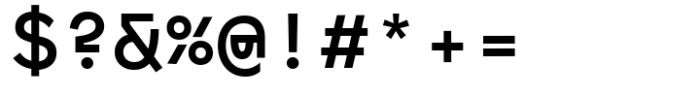 Monofontis Semi Bold Font OTHER CHARS