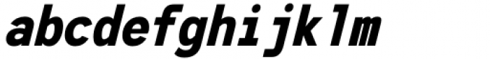 Monofonto Bold Italic Font LOWERCASE