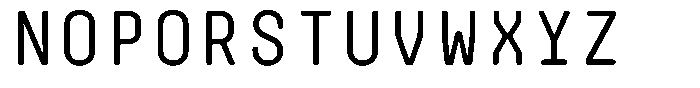 Monofrik Regular Font UPPERCASE
