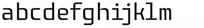 Monogamma Light Font LOWERCASE