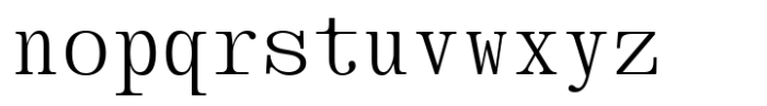 Monogert Light Font LOWERCASE