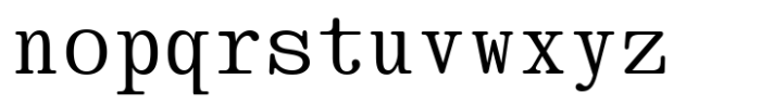 Monogert Regular Round Font LOWERCASE