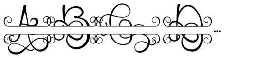Monogram Challigraphy Brackets 13 FONT