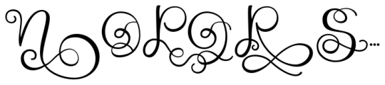 Monogram Challigraphy Regular 01 Font UPPERCASE