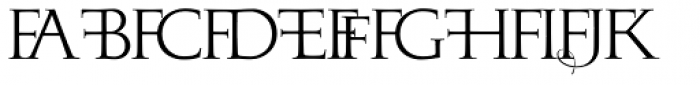 Monogramma EF Font LOWERCASE