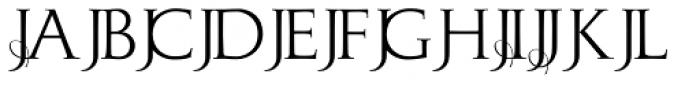 Monogramma IJ Font LOWERCASE