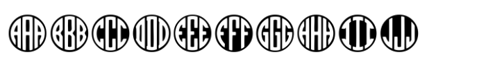 Monogramos Regular Font UPPERCASE