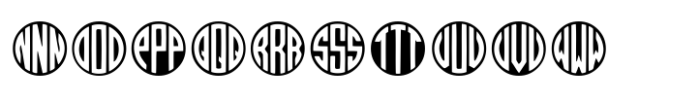 Monogramos Regular Font UPPERCASE