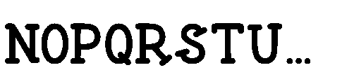 Monoheart Regular Font UPPERCASE