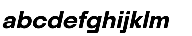 Monolight Bold italic Font LOWERCASE