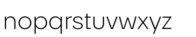 Monolight Light Font LOWERCASE