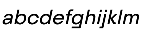 Monolight Medium italic Font LOWERCASE