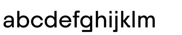 Monolight Medium Font LOWERCASE