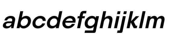 Monolight Semibold italic Font LOWERCASE