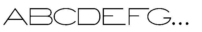 Monoline Sans JNL Regular FONT