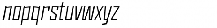 Monolisk Regular Italic Font LOWERCASE