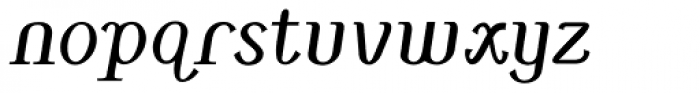 Monolith Roman Swash Italic Font LOWERCASE