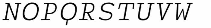 Monoloch Light Italic Font UPPERCASE