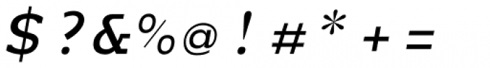 Monoloch Medium Italic Font OTHER CHARS