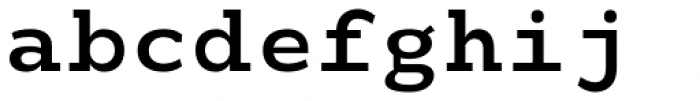 Monoloch Semi Bold Font LOWERCASE
