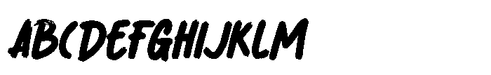 Monolog Show Font UPPERCASE