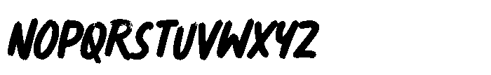 Monolog Show Font LOWERCASE