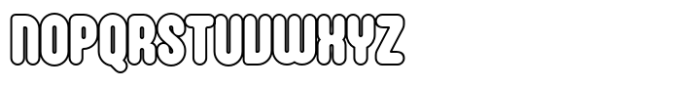 Monom Outline Font UPPERCASE