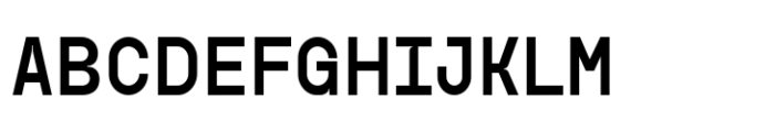 Monopack Condensed Font UPPERCASE