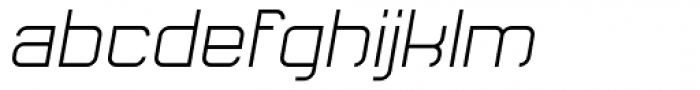 Monoron Sans Italic Font LOWERCASE