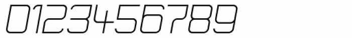 Monoron Sans1 Light Italic Font OTHER CHARS