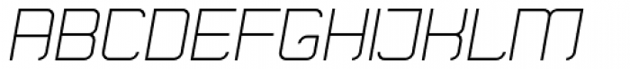 Monoron Sans1 Light Italic Font UPPERCASE