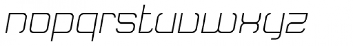 Monoron Sans1 Light Italic Font LOWERCASE
