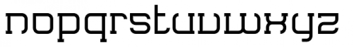 Monoron Serif Bold Font LOWERCASE
