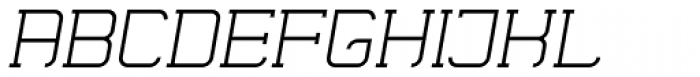 Monoron Serif Italic Font UPPERCASE