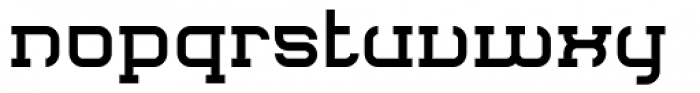 Monoron Serif1 ExtraBold Font LOWERCASE