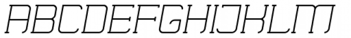 Monoron Serif1 Light Italic Font UPPERCASE