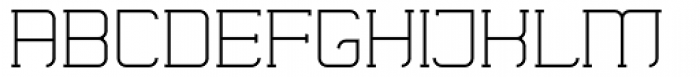 Monoron Serif1 Light Font UPPERCASE