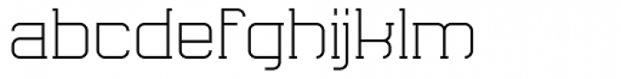 Monoron Serif1 Light Font LOWERCASE