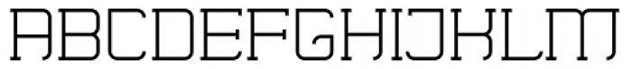Monoron Serif Font UPPERCASE