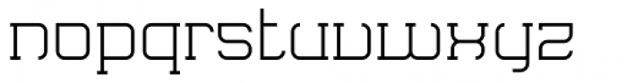 Monoron Serif Font LOWERCASE