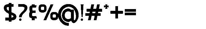 Monoscope Font OTHER CHARS