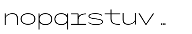 Monoset Light Font LOWERCASE