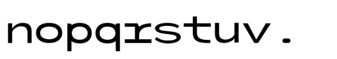 Monoset Medium Font LOWERCASE