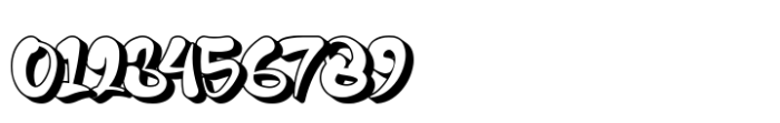 Monosock Layered Graffiti Shadow Font OTHER CHARS