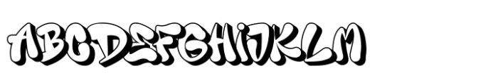 Monosock Layered Graffiti Shadow FONT