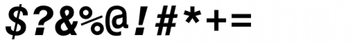Monospace 821 Bold Italic Font OTHER CHARS