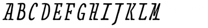Monospasz Italic Font UPPERCASE