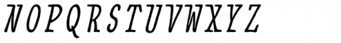 Monospasz Italic Font UPPERCASE