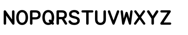 Monosten Pro Bold Font UPPERCASE