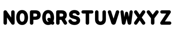 Monosten Pro Fat Font UPPERCASE